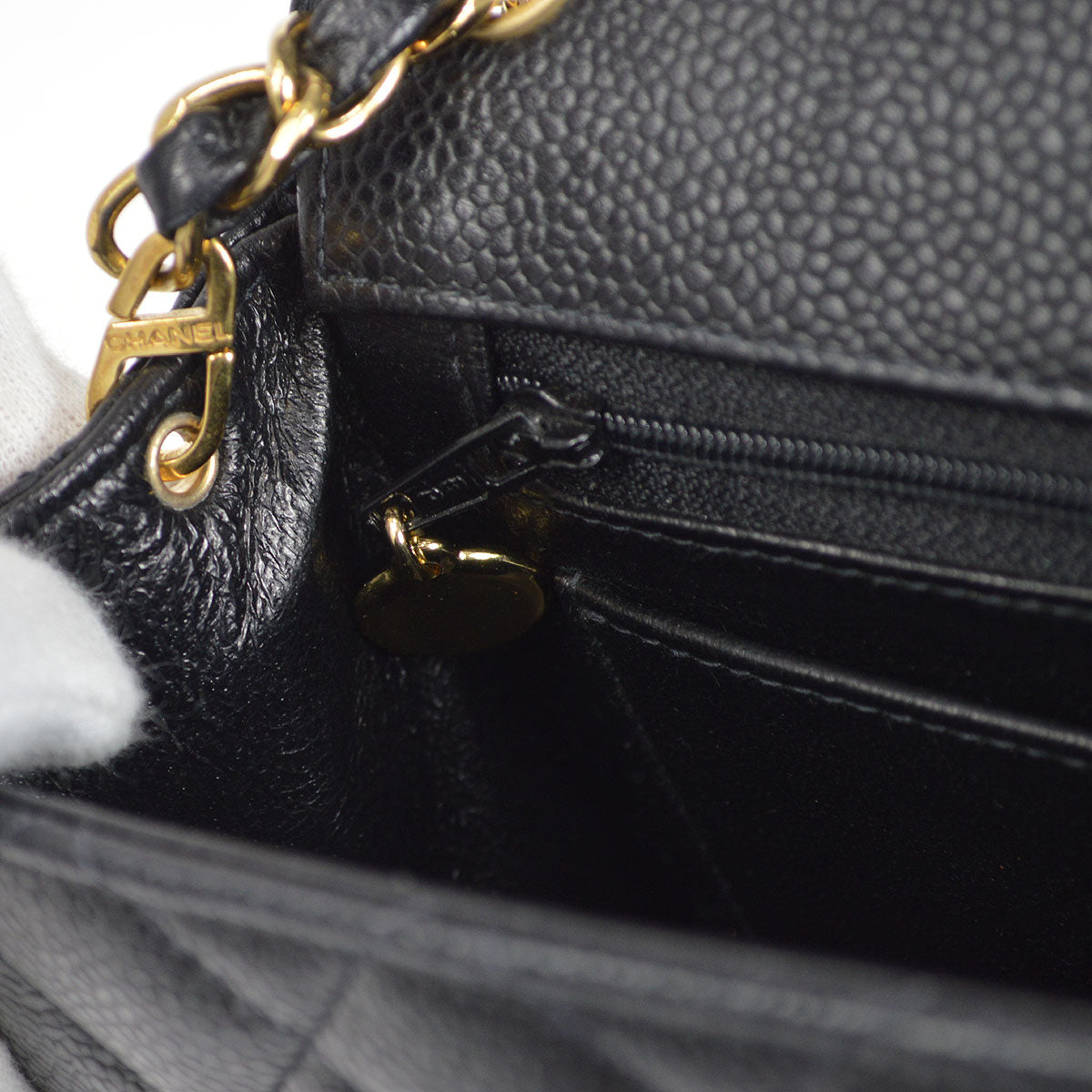 CHANEL 2004-2005 Classic Square Flap Mini 16676