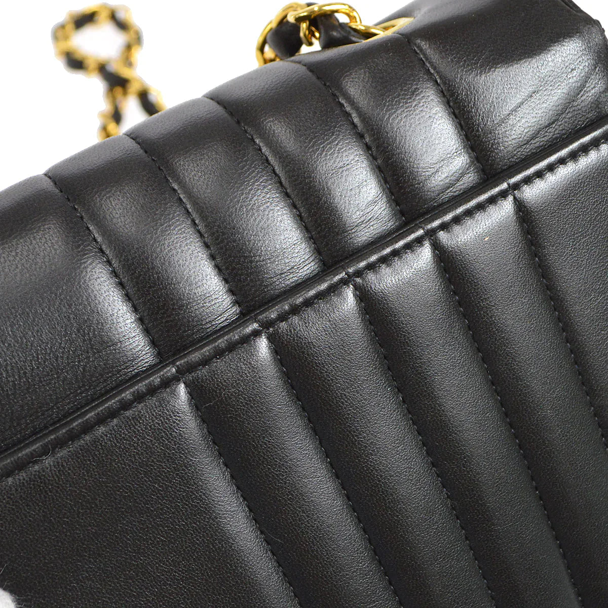 CHANEL★ 1991-1994 Vertical Classic Single Flap Medium 46484