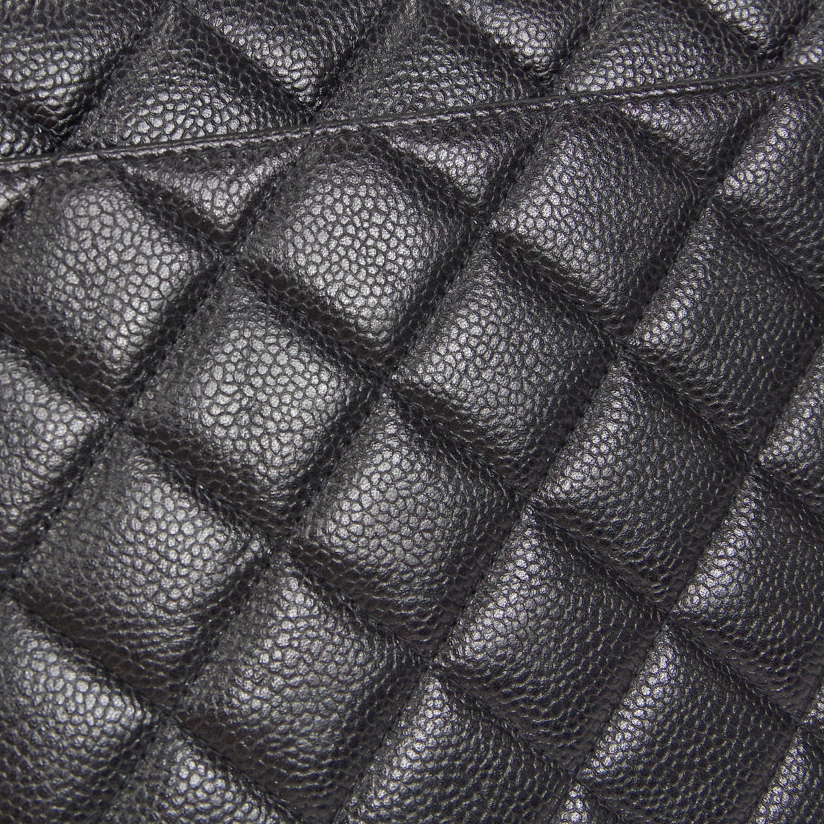 CHANEL 1994-1996 Tall Diana Flap Medium Black Caviar 17140