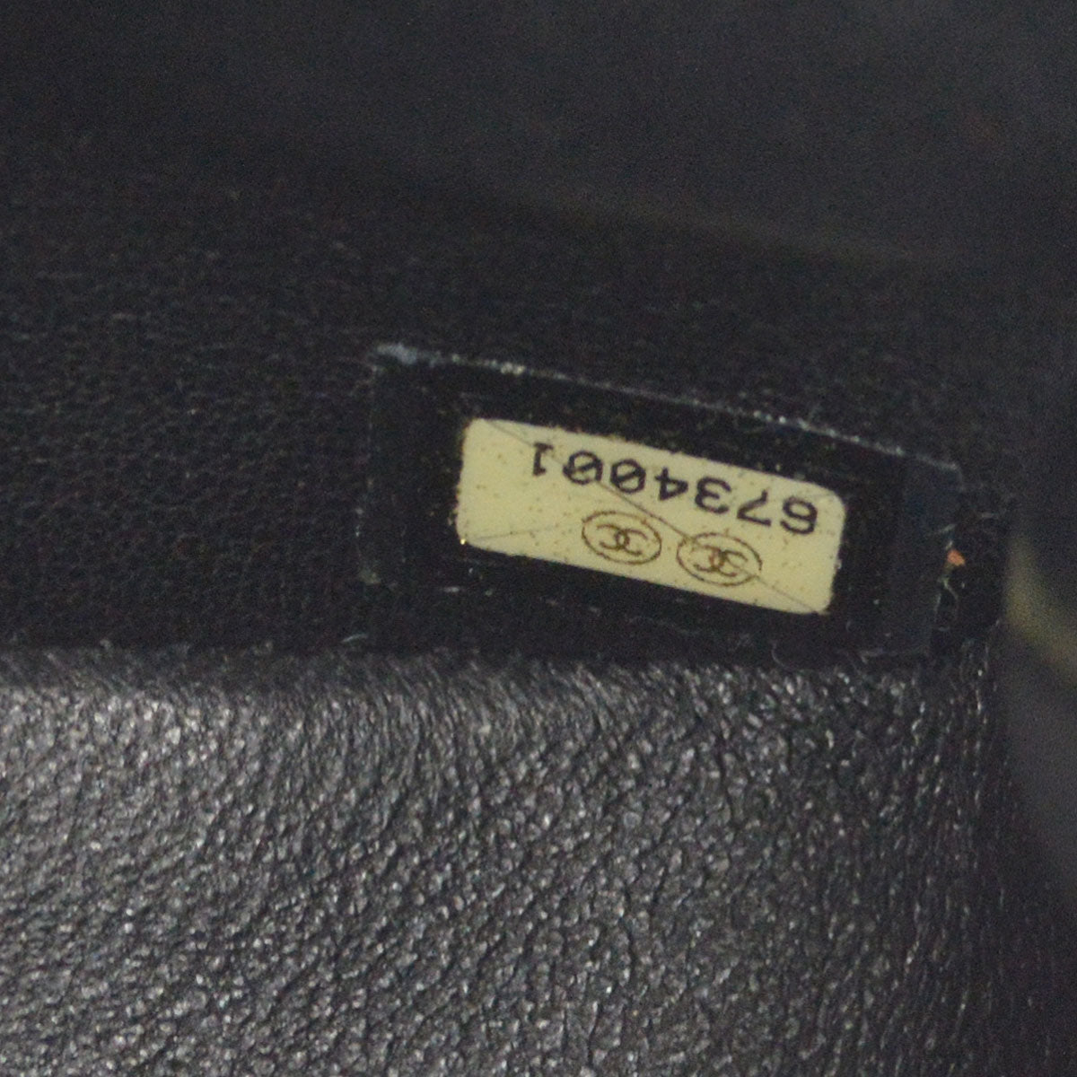 CHANEL 2000-2001 Classic Square Flap Mini 17 Black Caviar 27254