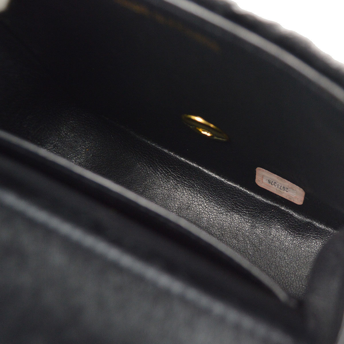 CHANEL * 1991-1994 Classic Flap Handbag Micro Black Pony Hair 57754