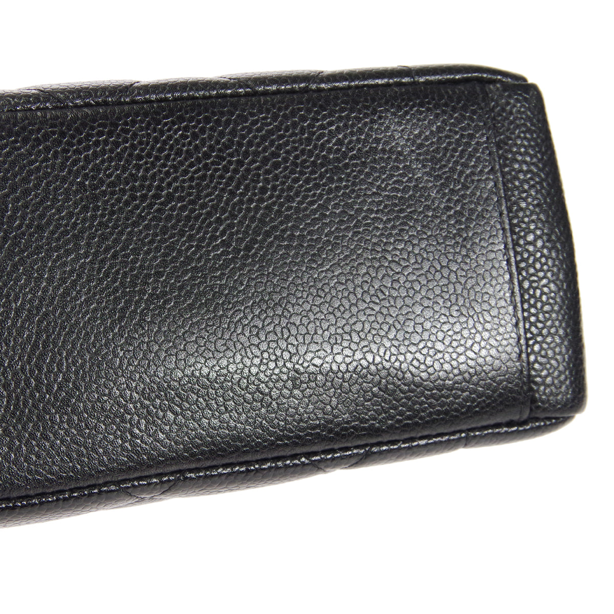 CHANEL 1997-1999 Tall Diana Flap Medium Black Caviar 27060