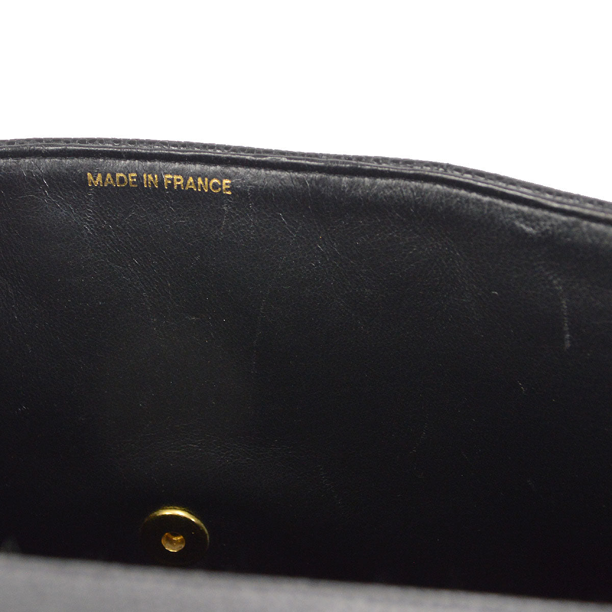 CHANEL★ 1991-1994 Vertical Classic Flap Jumbo Black Caviar 27226