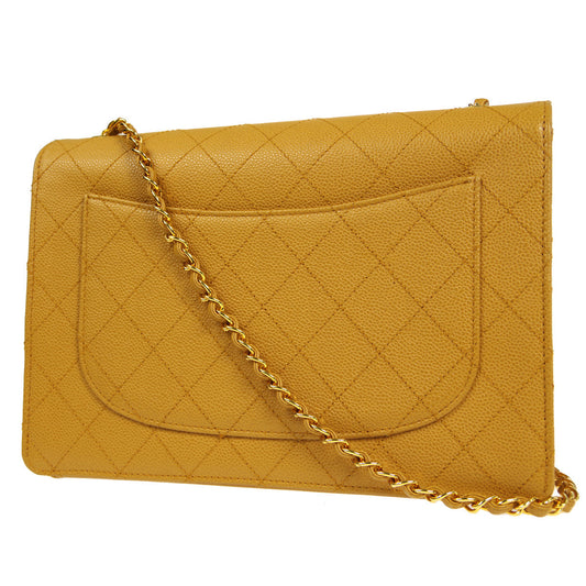 CHANEL Classic Flap Jumbo Shoulder Bag Beige Caviar 48601