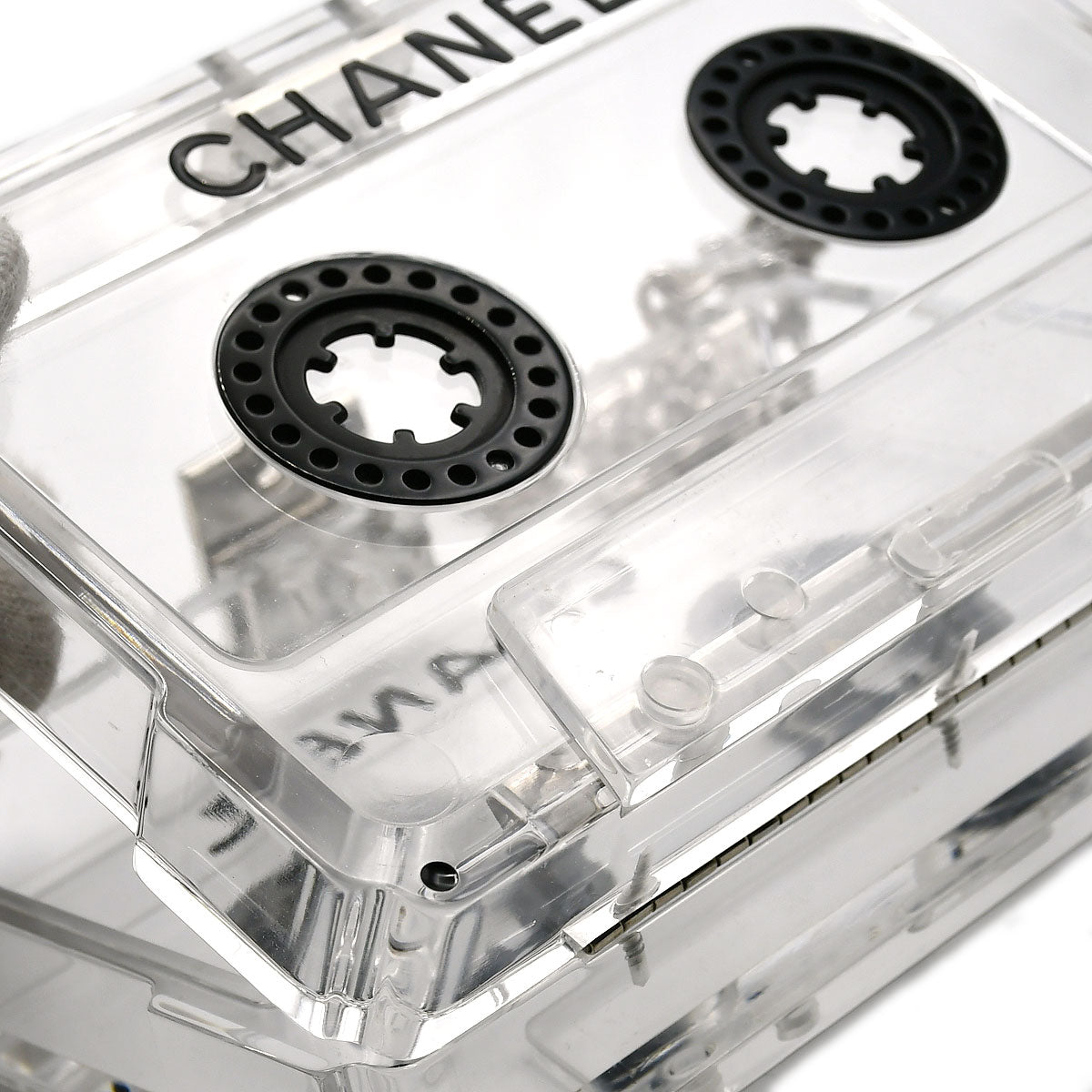 CHANEL * 2004 Cassette Tape Clutch Bag 66480