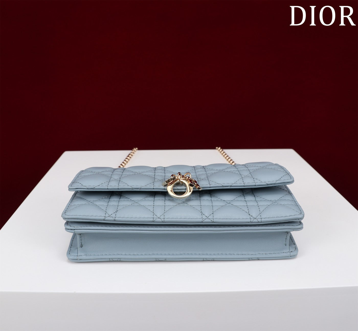 Luxury Diormy mini 21 rock gray lambskin