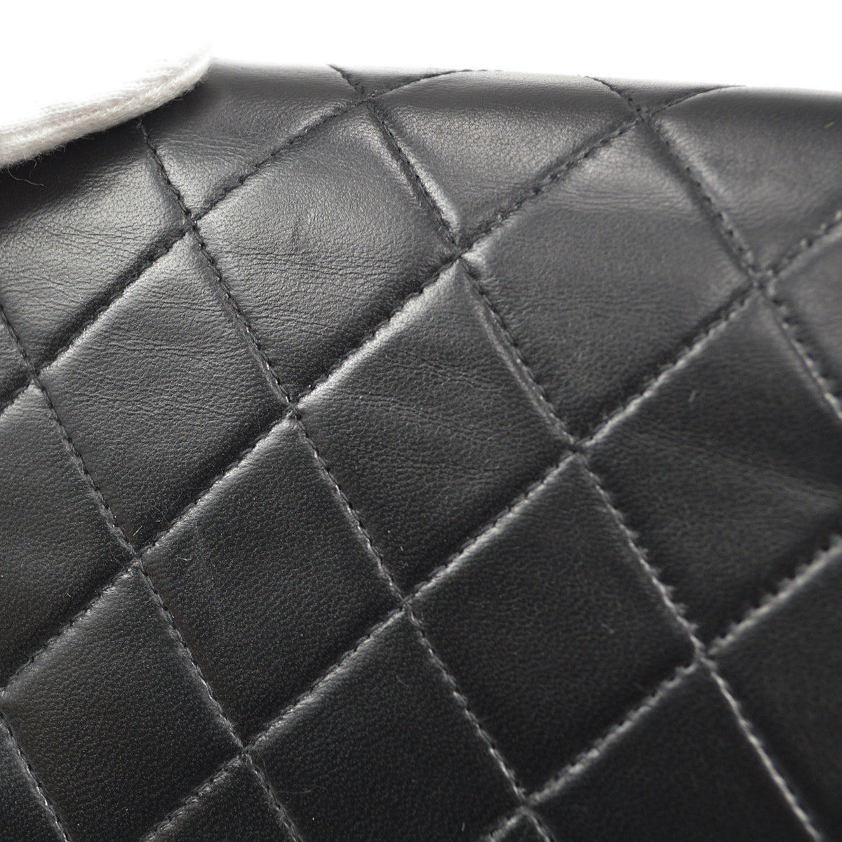 CHANEL Classic Single Flap Chain Shoulder Bag Black Lambskin 58016