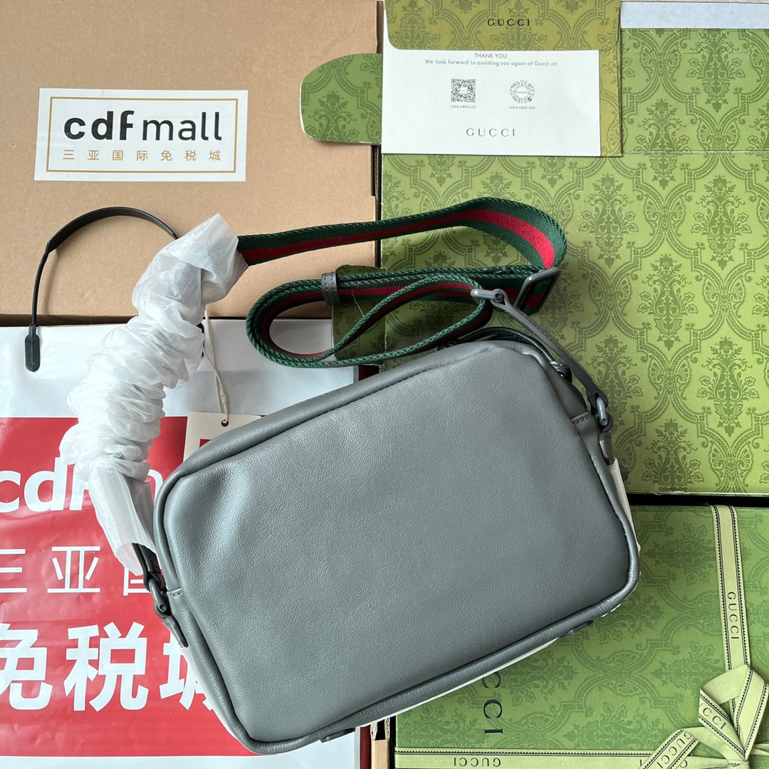 Luxury Gucci SHOULDER BAG 23 IN GRAY CALFSKIN