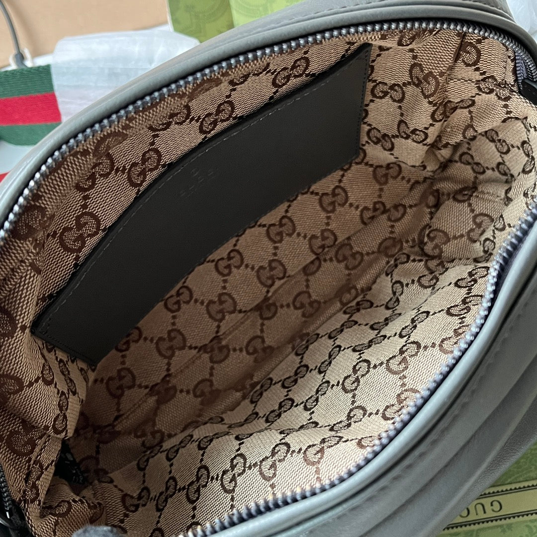 Luxury Gucci SHOULDER BAG 23 IN GRAY CALFSKIN