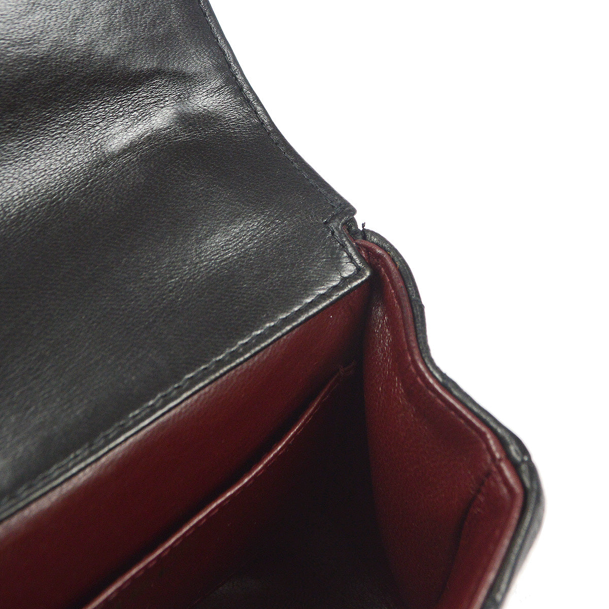 CHANEL Classic Flap Handbag Black Lambskin 76815