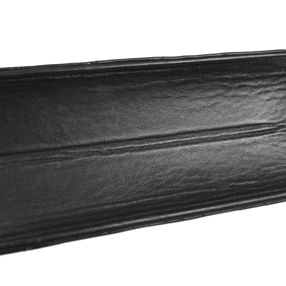 CHANEL 2000-2001 Turnlock Half Flap Medium Black Lambskin 96826