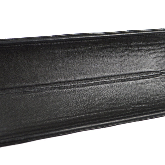 CHANEL 2000-2001 Turnlock Half Flap Medium Black Lambskin 96826
