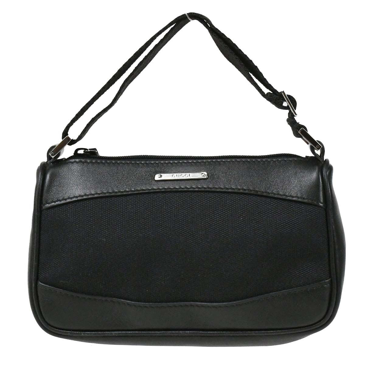 Luxury Gucci 2000s Mini Handbag Black 66946