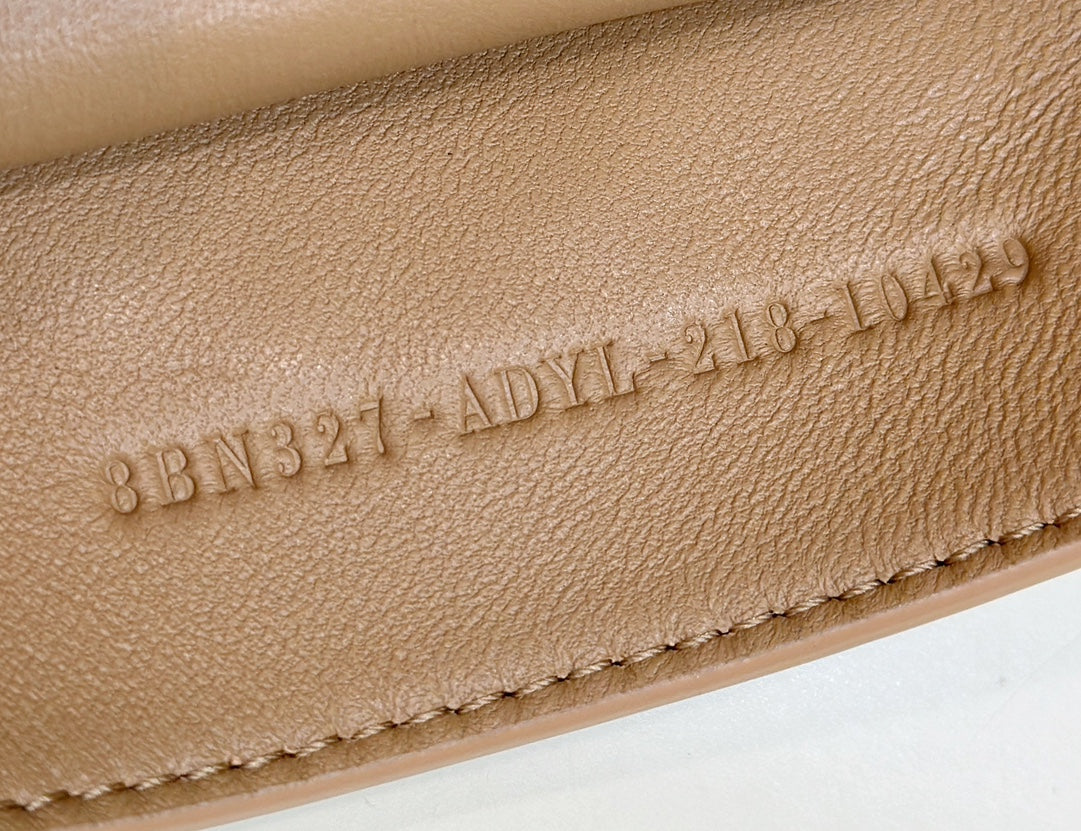 Luxury FendiPEEKABOO ISEEU 33 IN CIDER BROWN GRAINED CALFSKIN SILVER HARDWARE