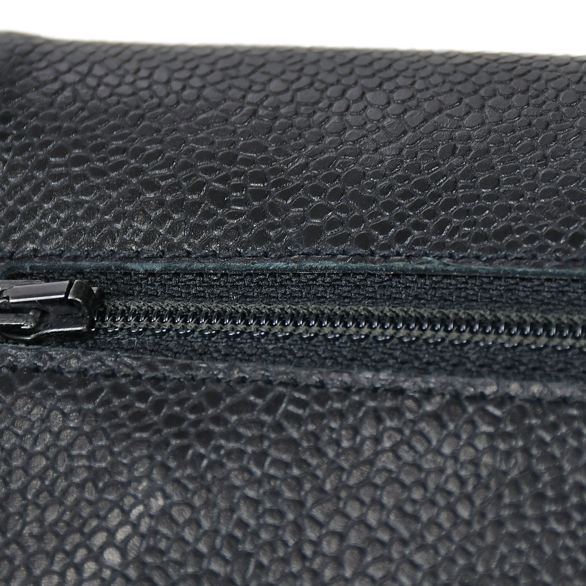 Luxury Chanel WOC Chain Shoulder Wallet Bag Black Caviar 97644