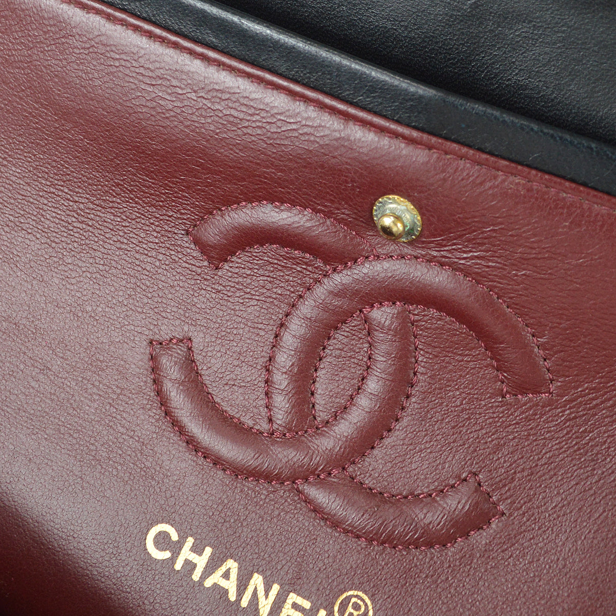 CHANEL Classic Double Flap Small Shoulder Bag Black Lambskin 88133