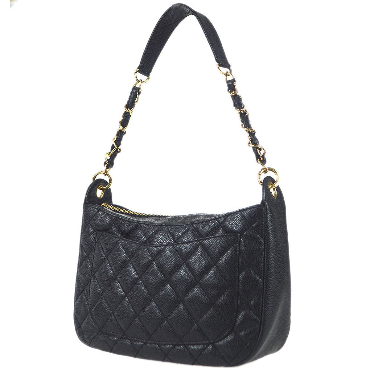 Luxury Chanel Chain Handbag Black Caviar 68792