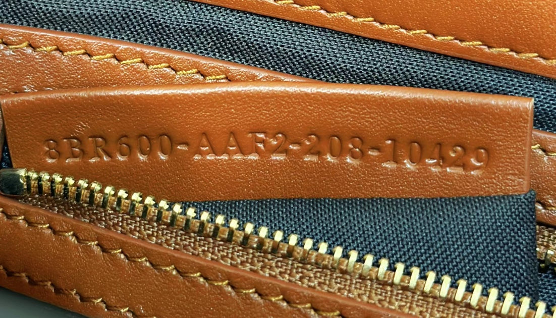 Luxury FendiBaguette 27cm Brown Lambskin Gold Hardware