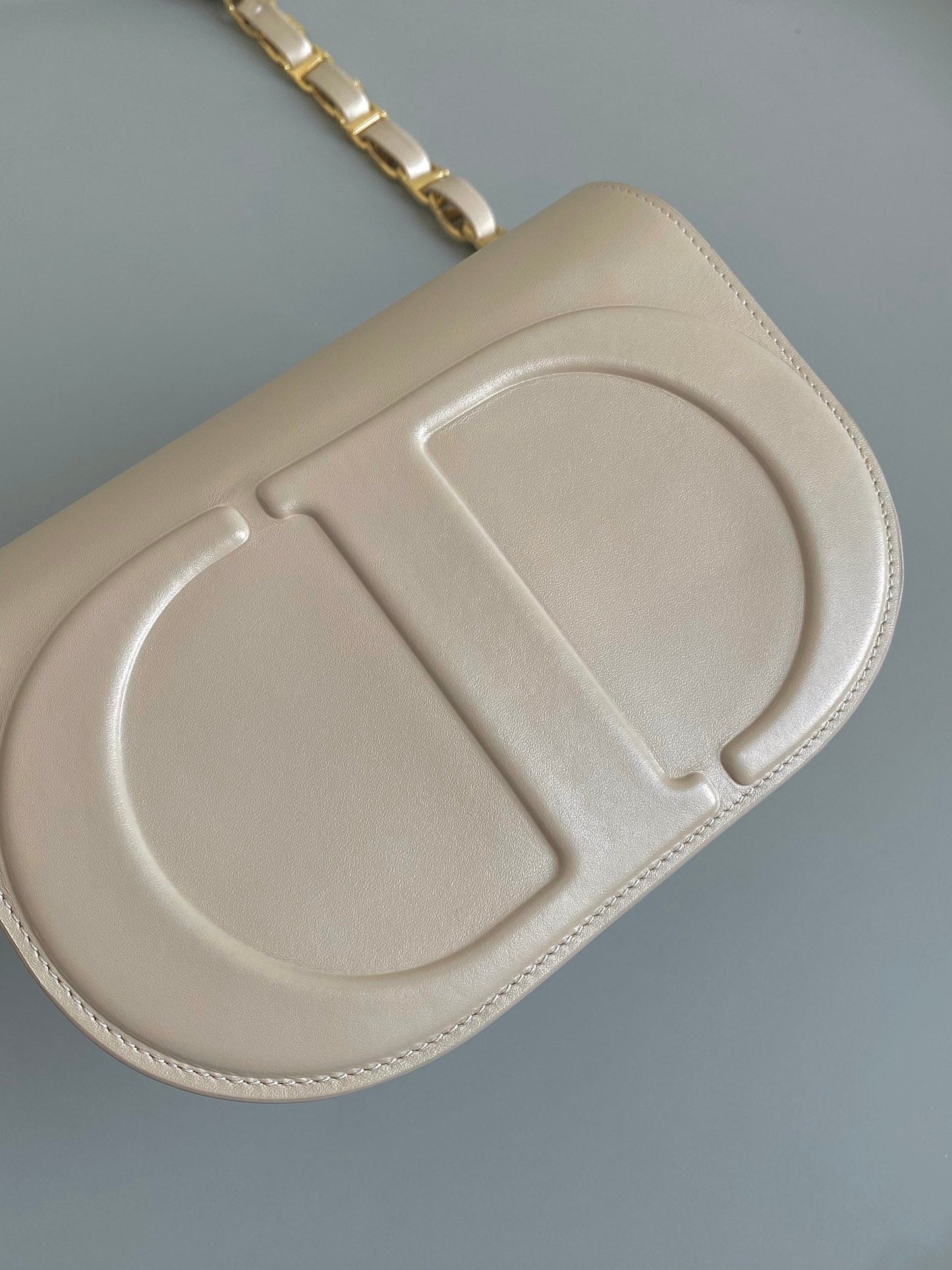 Luxury DiorSIGNATURE HOBO 21 BAG IN BEIGE CALFSKIN