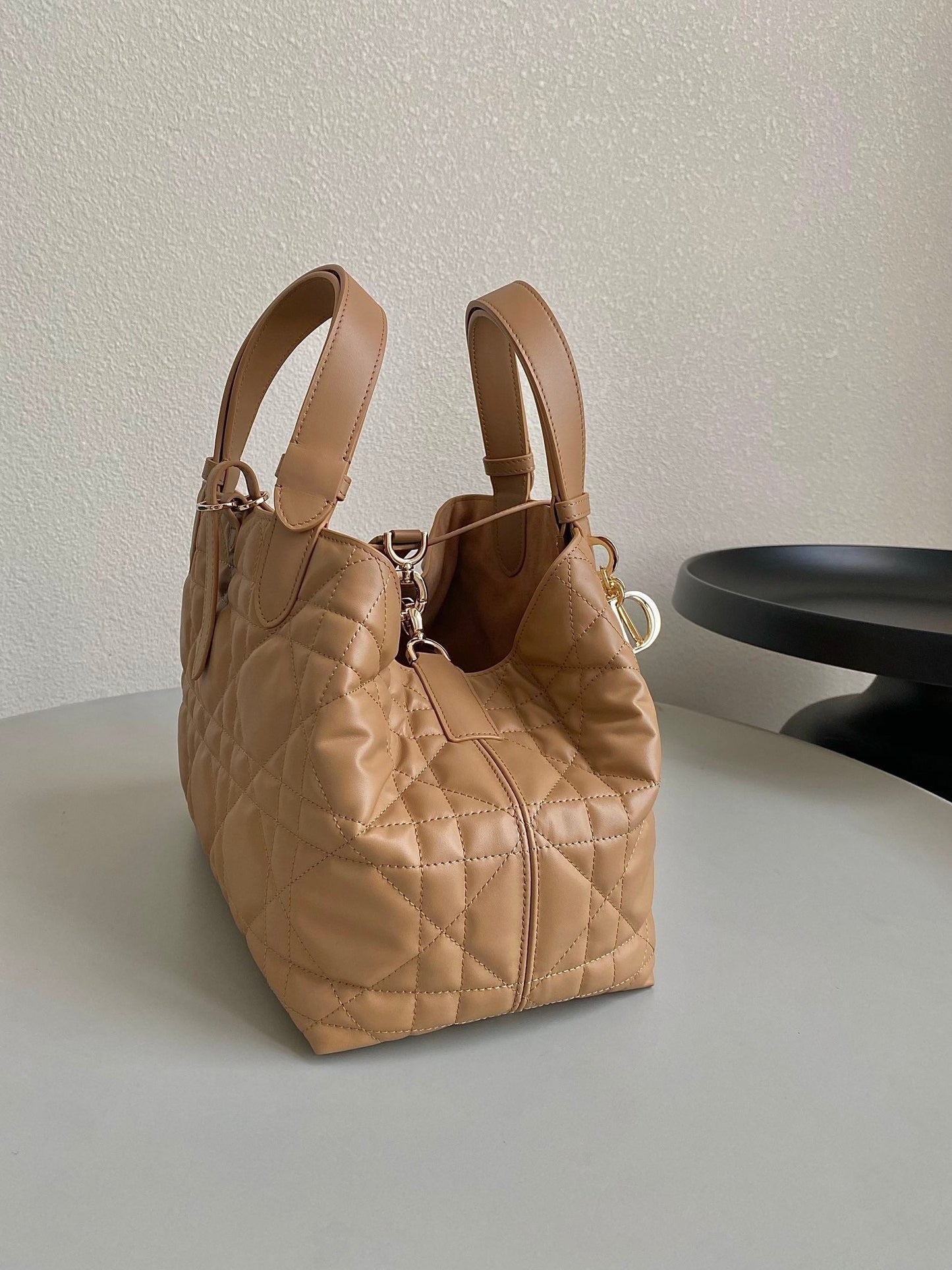 Luxury DiorTOUJOURS 28 BAG IN CAMEL BEIGE LAMBSKIN