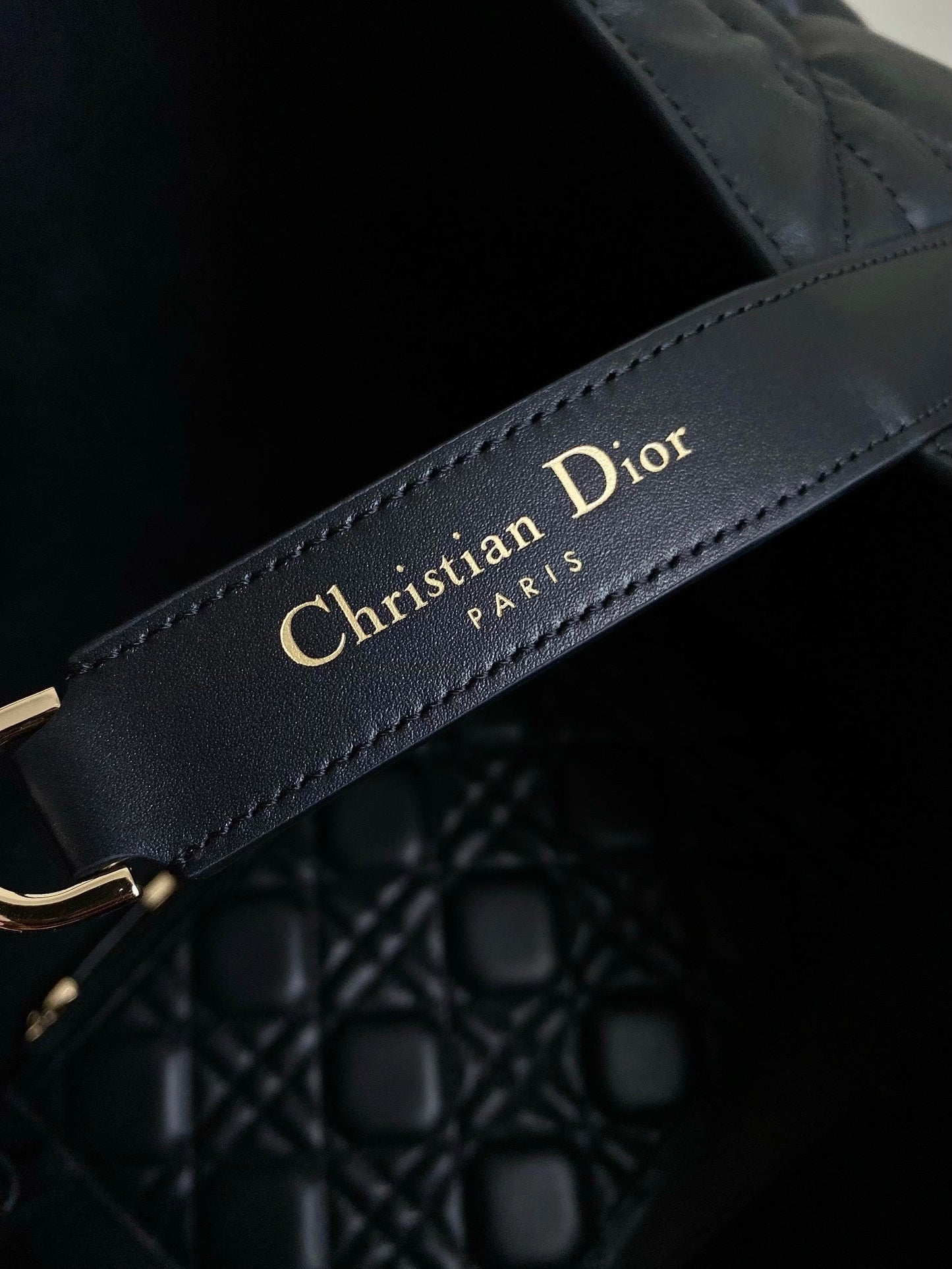 Luxury Diorlarge toujours 37 black calfskin
