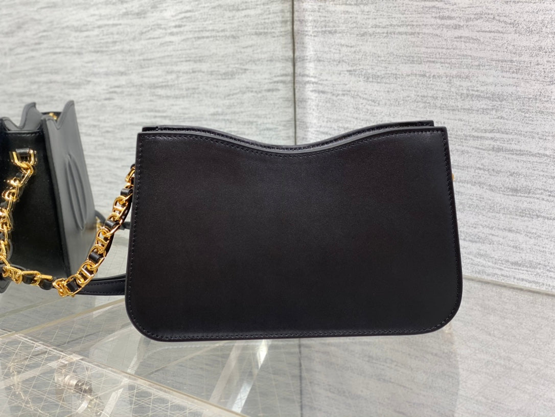 Luxury DiorHOBO SIGNATURE 23  BAG IN BLACK LAMBSKIN