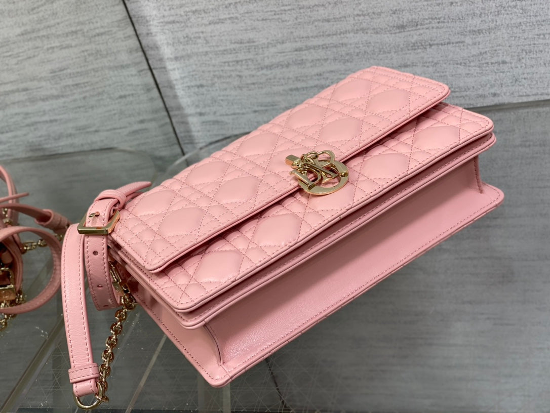 Luxury DiorMISS TOP HANDLE 24CM PINK LAMBSKIN