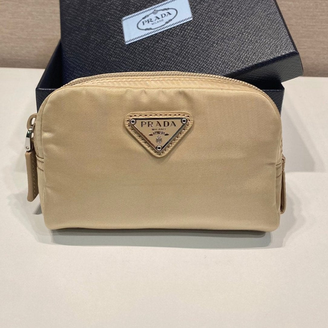 Luxury PradaCLUTCH 12 IN TAN BROWN RE-NYLON