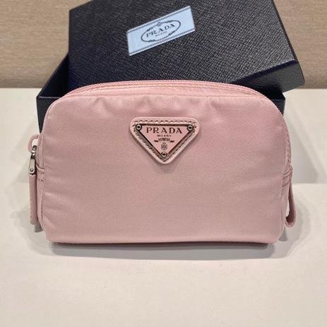 Luxury PradaCLUTCH 12 IN LIGHT PINK RE-NYLON
