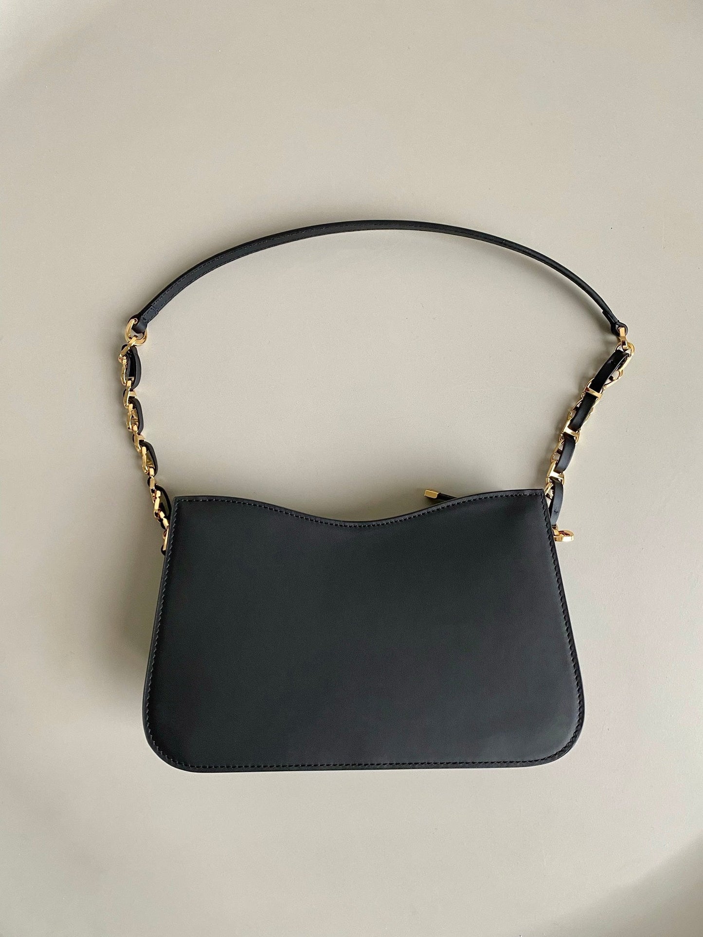 Luxury DiorMINI HOBO 23 BAG IN BLACK CALFSKIN