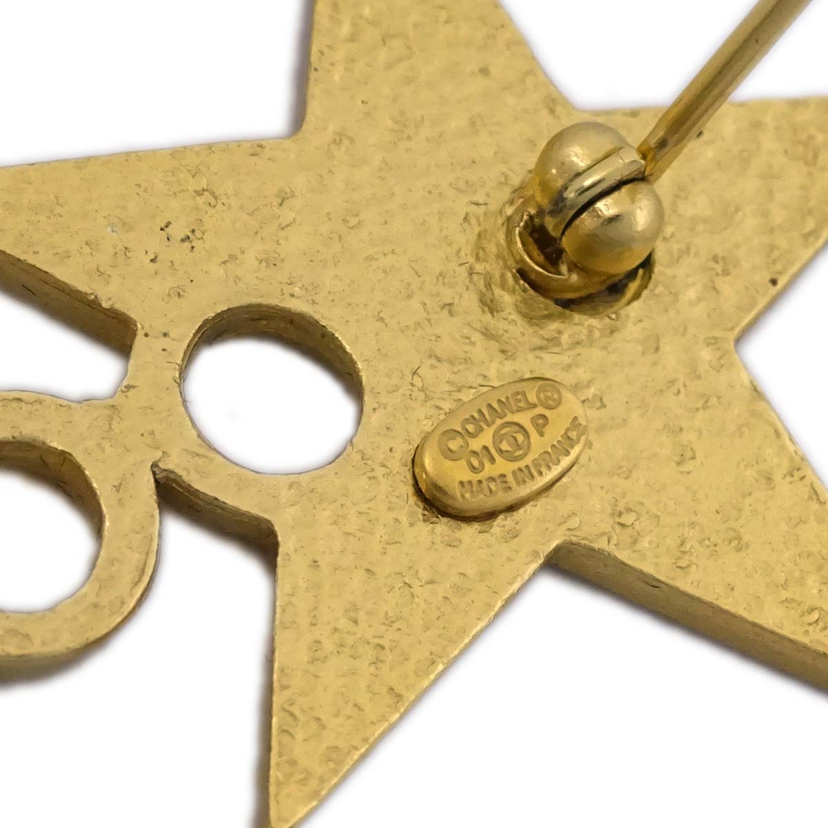 Luxury Chanel Star COCO Brooch Pin Black 01P