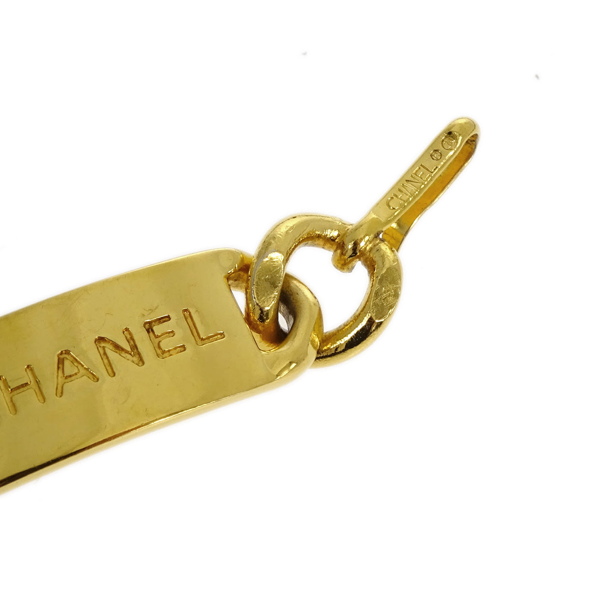 Luxury Chanel Medallion Chain Belt Gold Black Small New