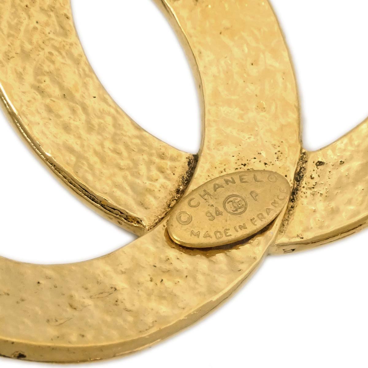 Luxury Chanel Brooch Pin Gold 94P