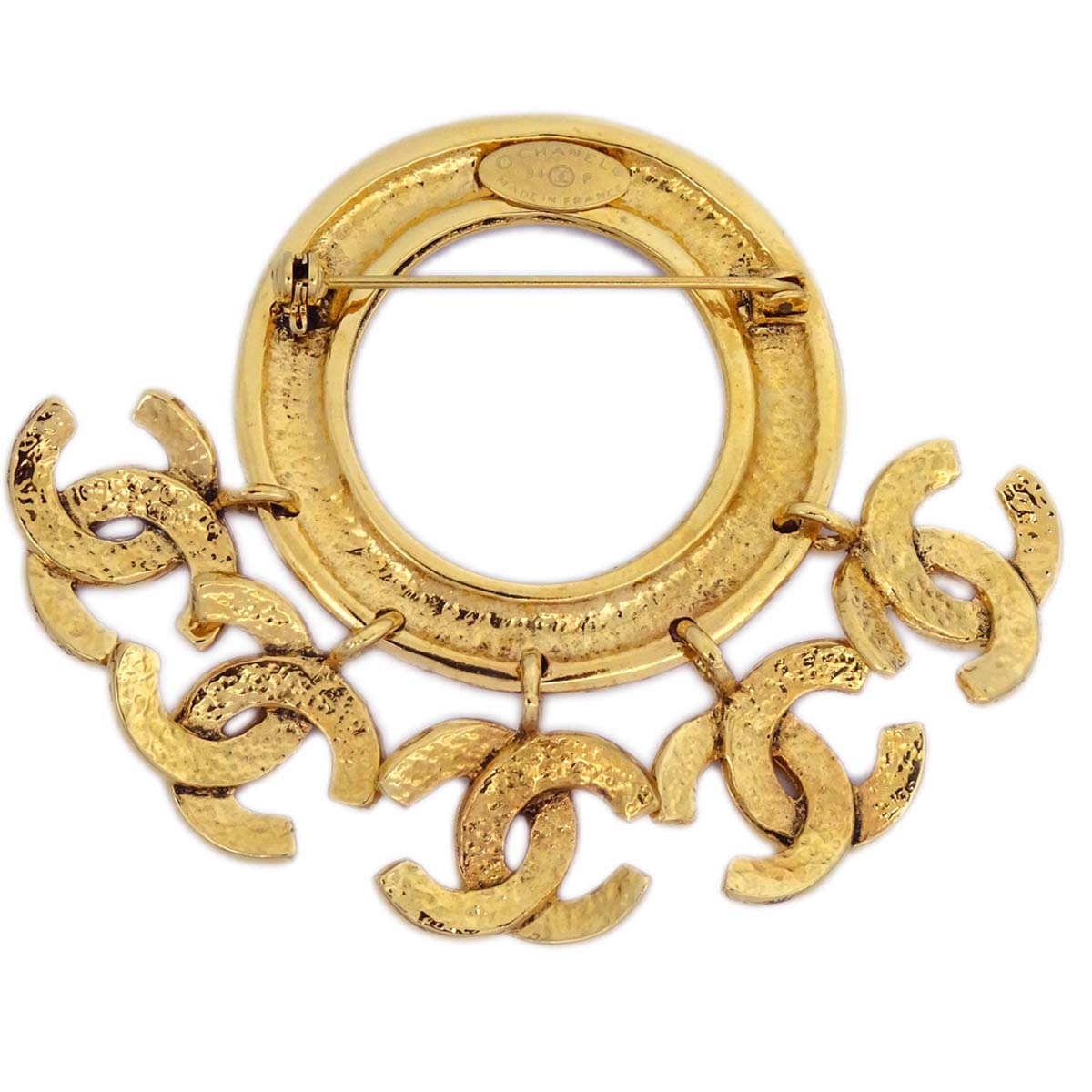 Luxury Chanel Brooch Pin Gold 94P