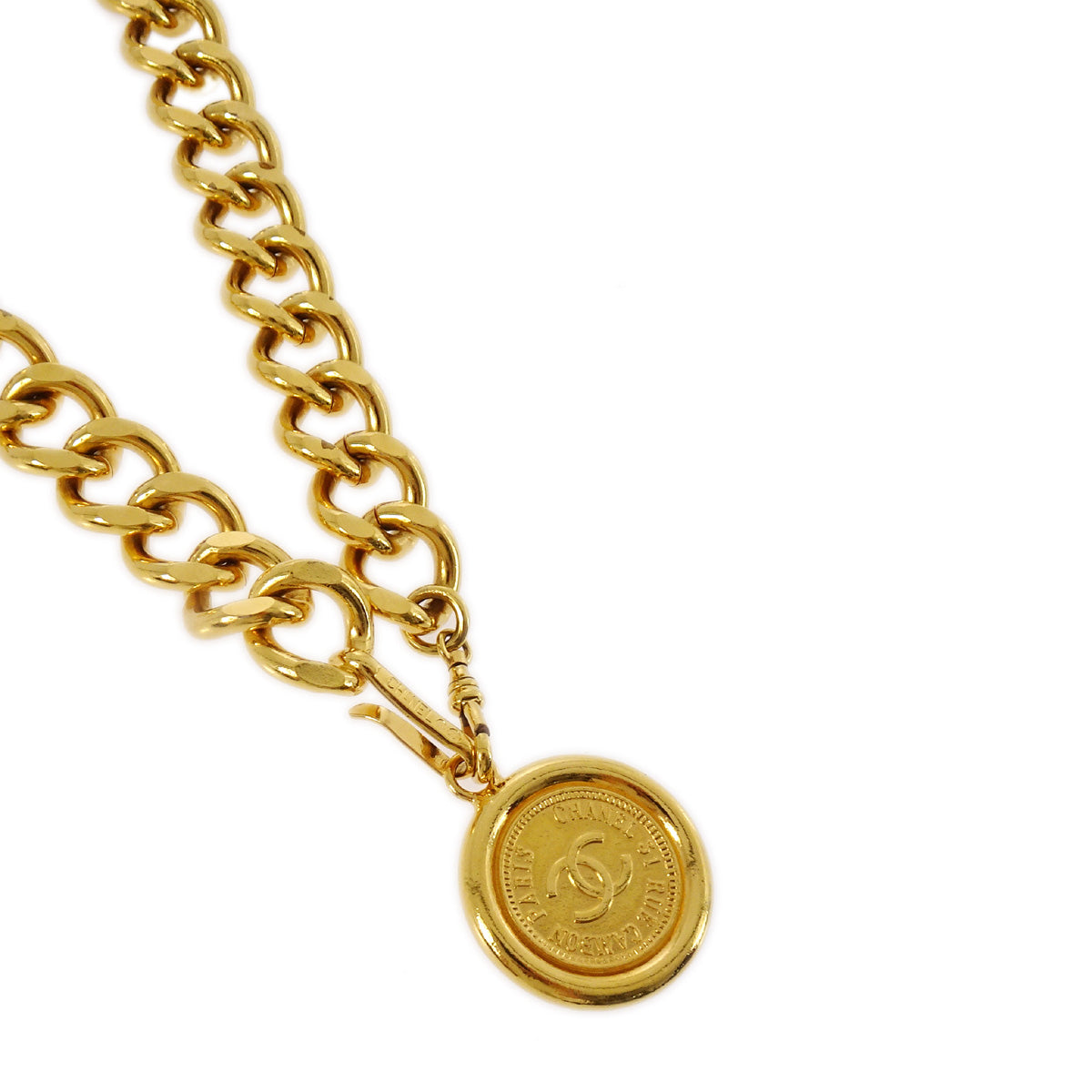 Luxury Chanel Medallion Chain Belt Small New