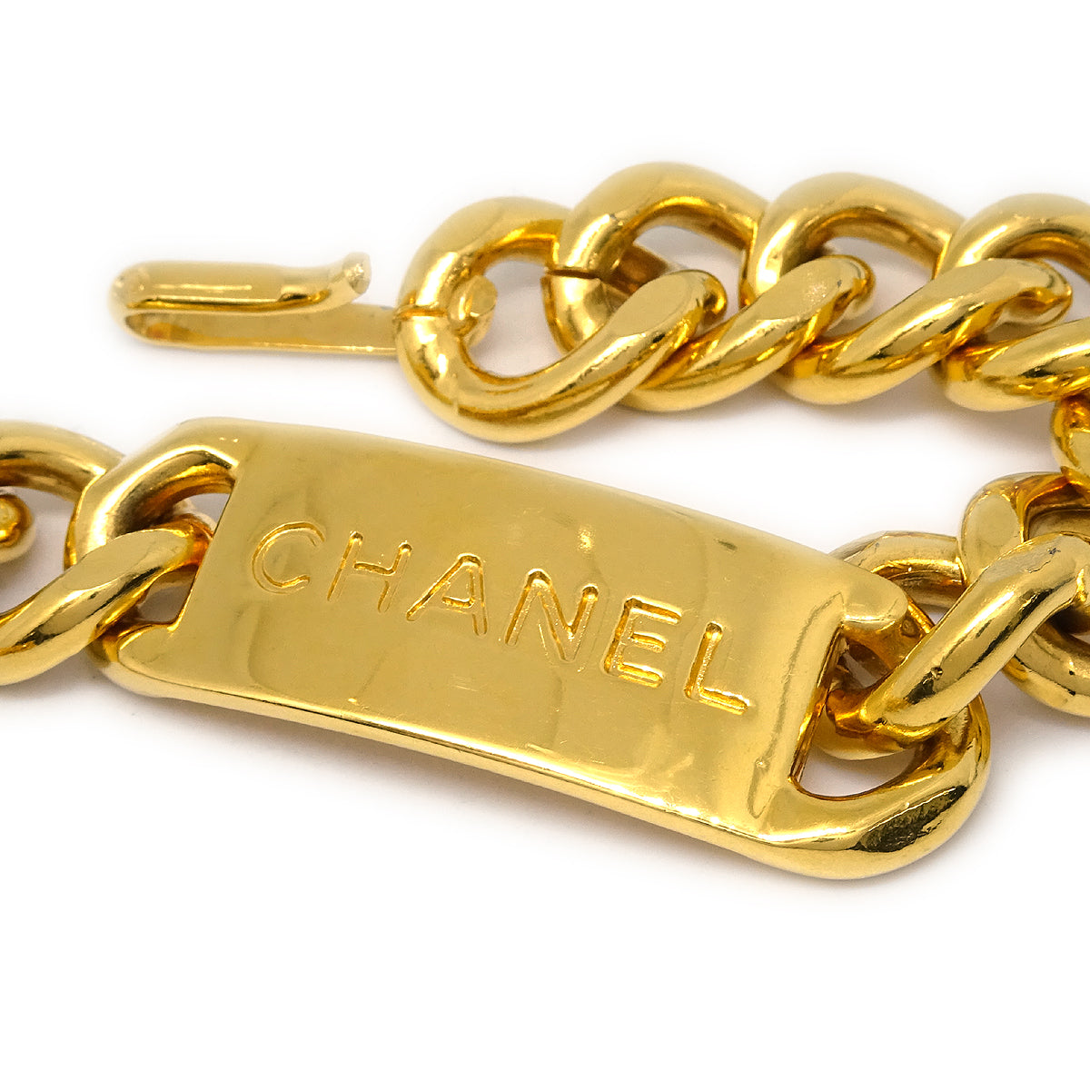 Luxury Chanel Medallion Chain Belt Small New