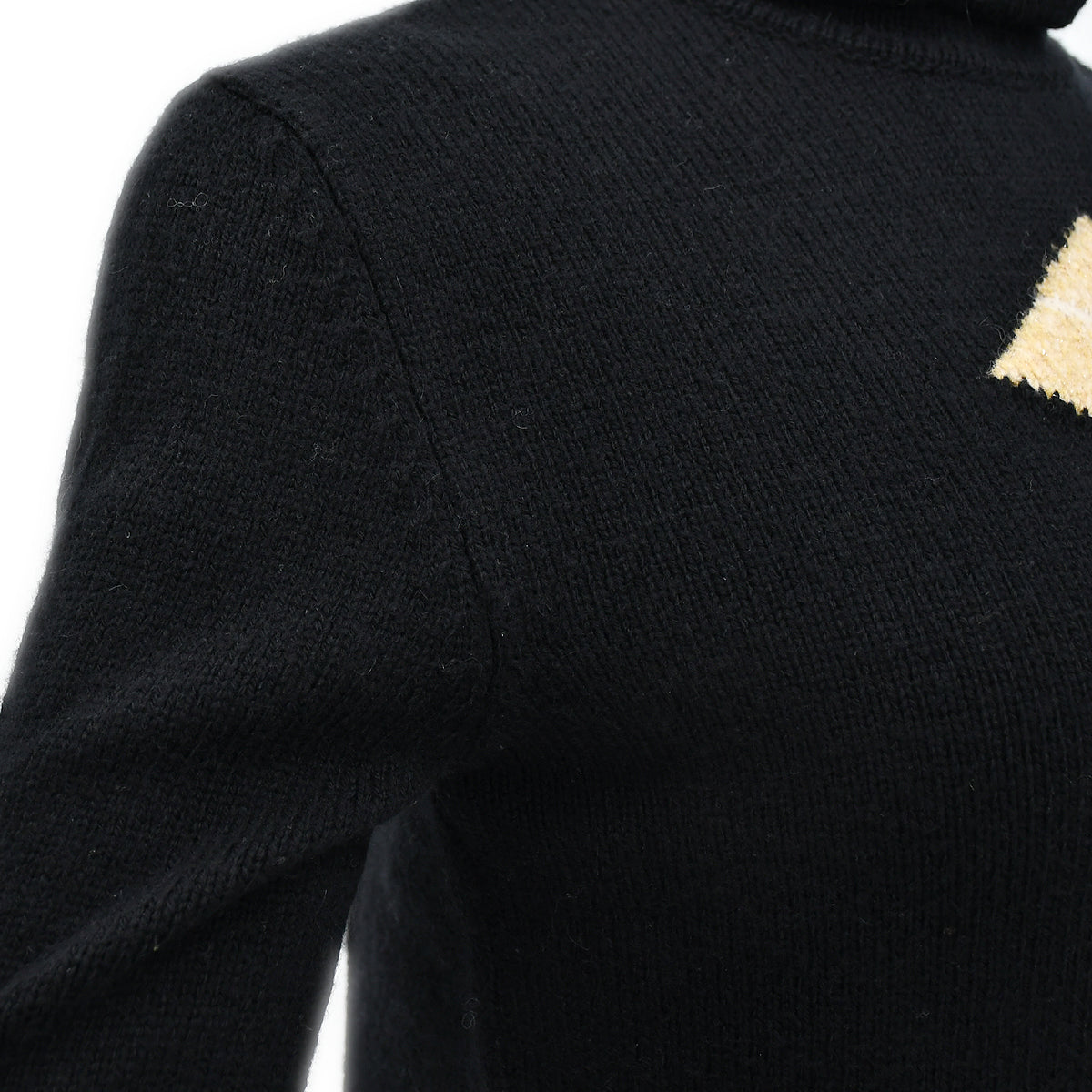 Luxury Chanel Fall 2002 argyle pattern jumper #38