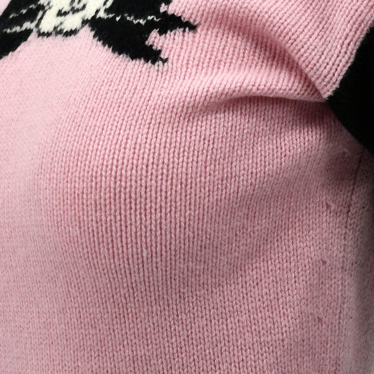 Luxury Chanel Fall 1995 bow-print cashmere jumper #38