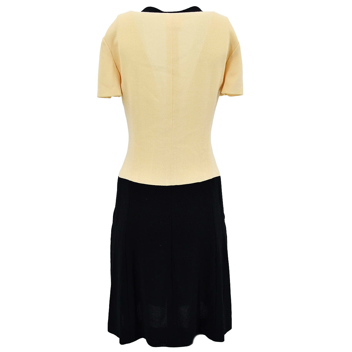 Luxury Chanel Dress Ivory Black P95 #40
