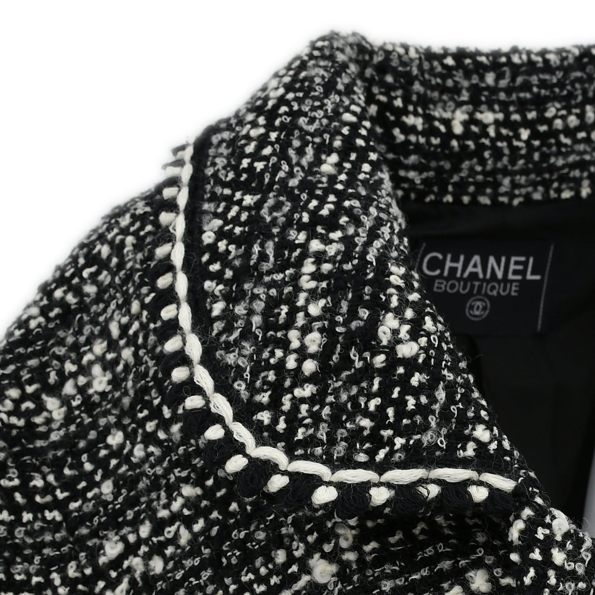 Luxury Chanel Fall 1994 tweed jacket