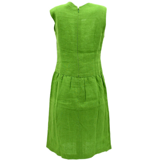 Luxury Chanel Sleeveless Dress Green