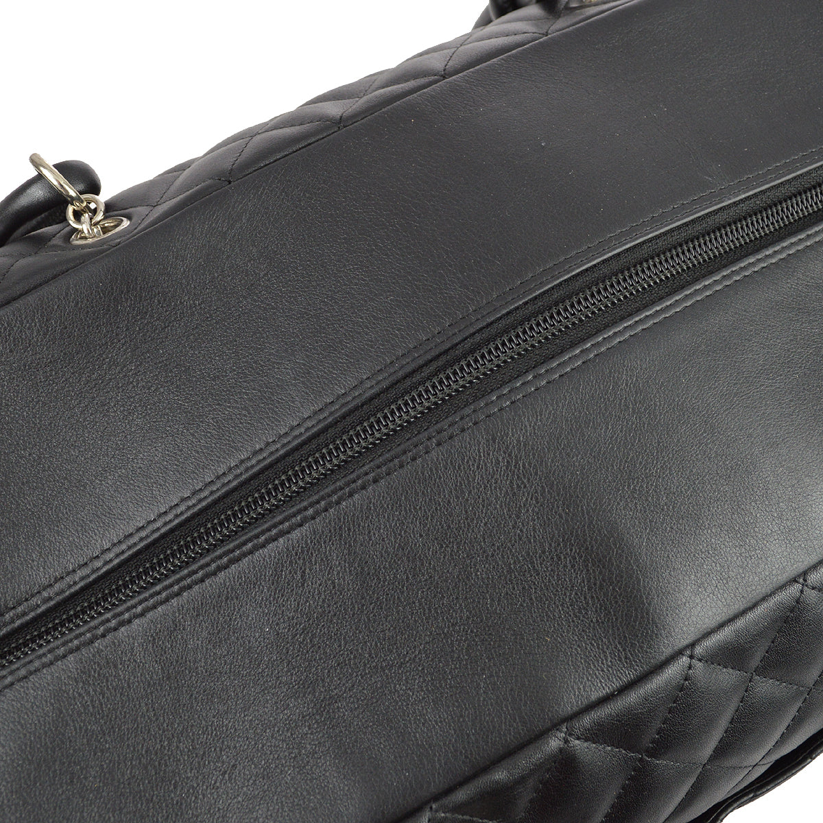 Luxury Chanel 2004-2005 Black Calfskin Cambon Ligne Handbag