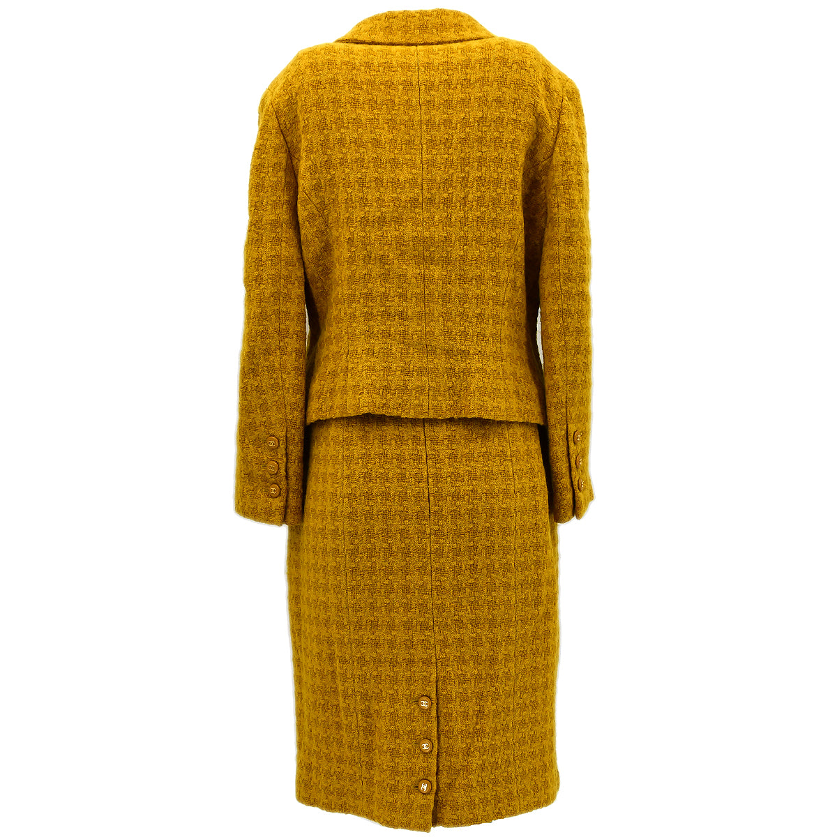 Luxury Chanel Fall 1995 jacket skirt suit #44