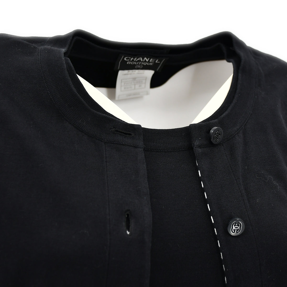 Luxury Chanel Spring 1998 cotton cardigan set #40