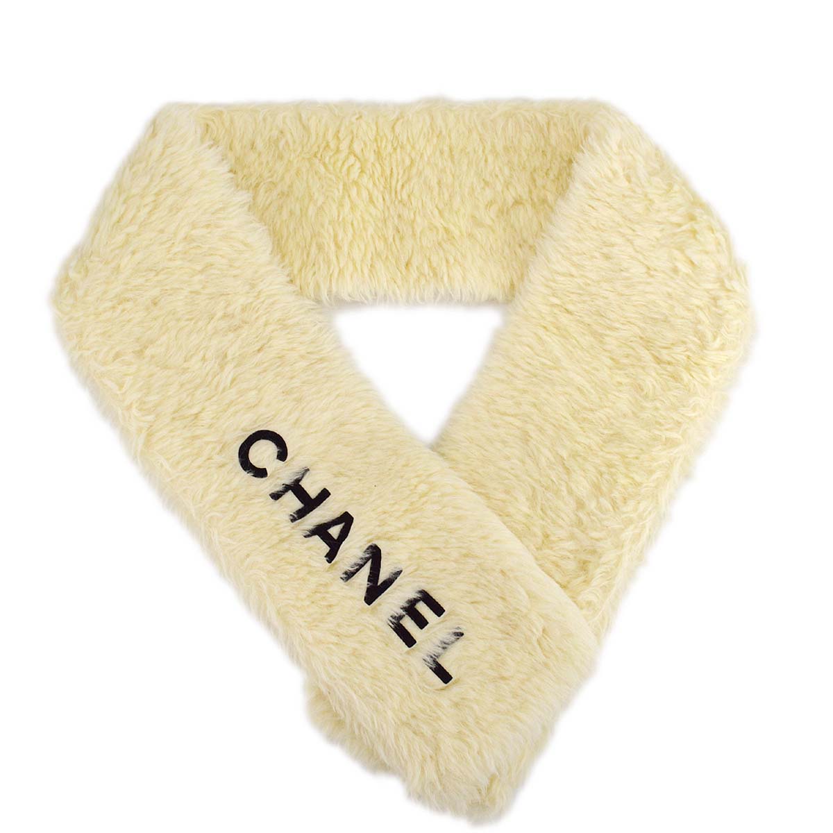 Luxury Chanel Fall 1994 Runway Fur Scarf