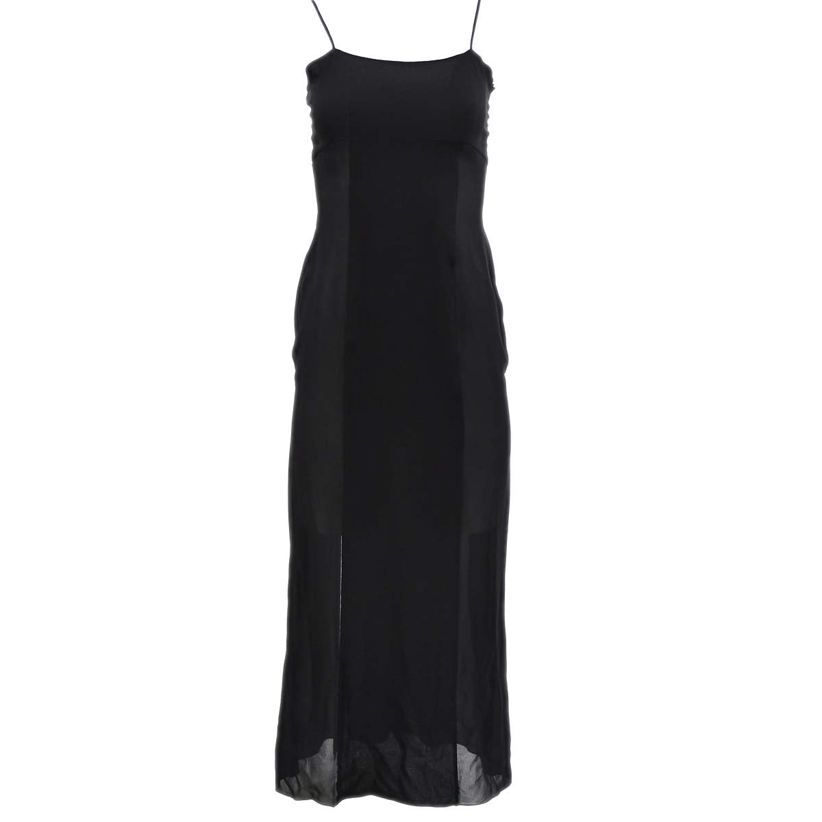 Luxury Chanel Setup Sleeveless Dress Cardigan Black 97P #36