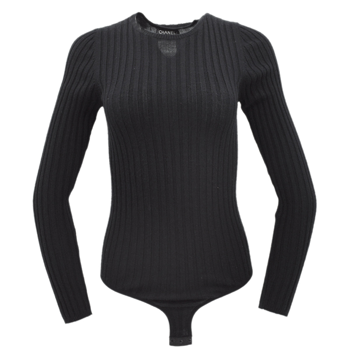 Luxury Chanel Fall 1997 ribbed jumper #42