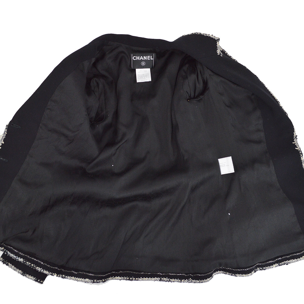 Luxury Chanel Cruise 2005 emblem patch single-breasted blazer #38