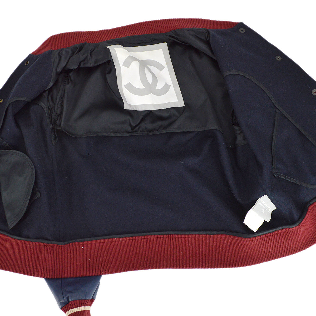 Luxury Chanel Spring 2004 Letterman bomber jacket #38