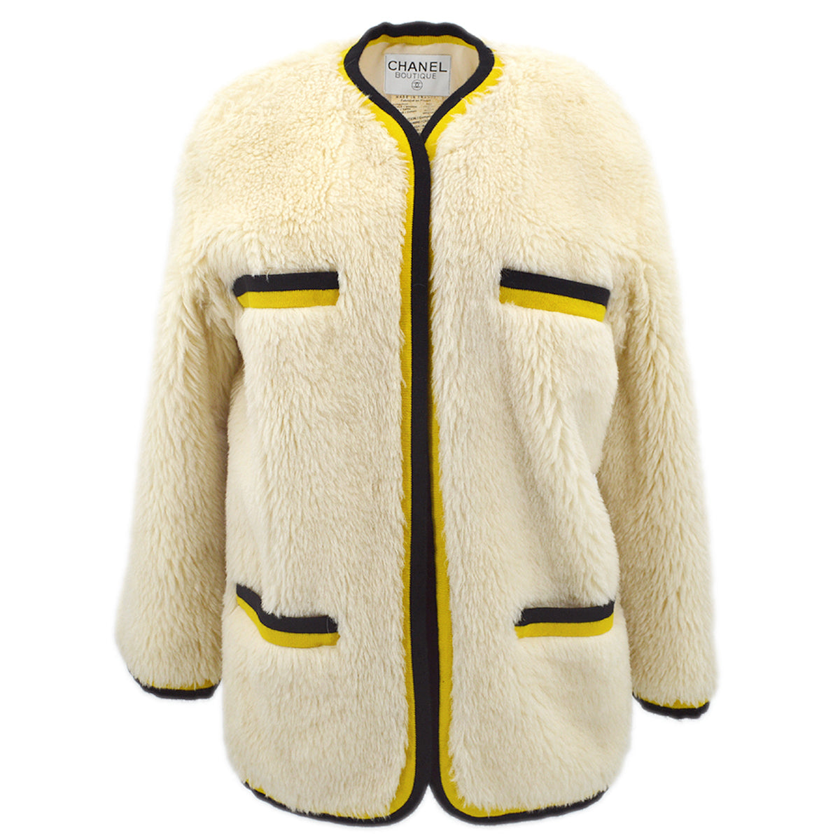 Luxury Chanel Fall 1994 alpaca-blend jacket #34